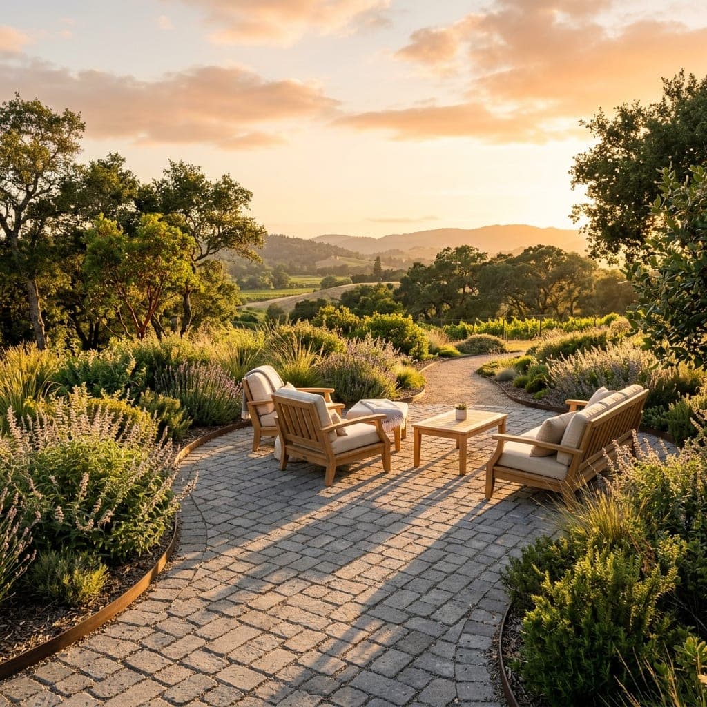 Paver patio , hardscapes and outdoor living by RNR Landscaping & Construction in the North Bay.